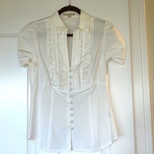 Nanette Lapore cute frilled top.